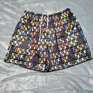 Bravest Studios Black and Blue Athletic Shorts